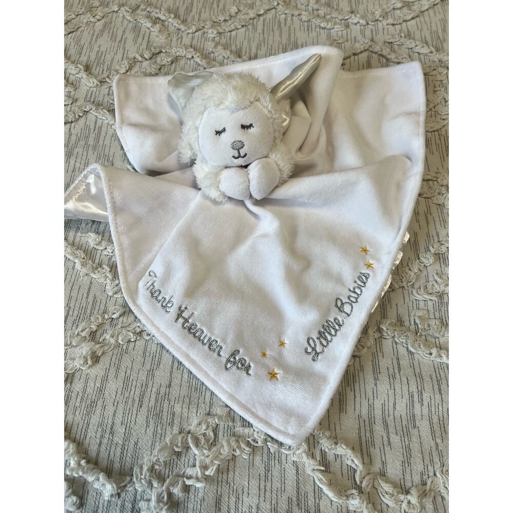 Baby Starters White Thank Heaven For Little Babies Lamb Angel Lovey